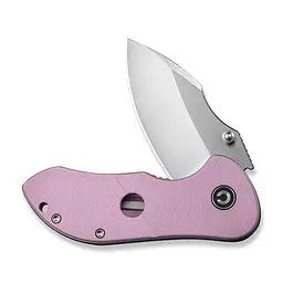 Ніж складаний кишеньковий Civivi Gordo, (6.4 см) D2 / G10 рожевий - мініатюра 4