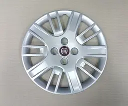 Ковпак колеса з емблемою Fiat SKS515 R15 сірий з логотипом на вибір 4 шт
