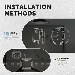 Розумне реле Zigbee Moes ZM-104-M Tuya Smart Switch 10 А - мініатюра 5