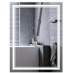 Дзеркало Mixxus Premium QUADRO MR20-90x70-REVERSE (LED Touch, Anti-fog) (MP6621)