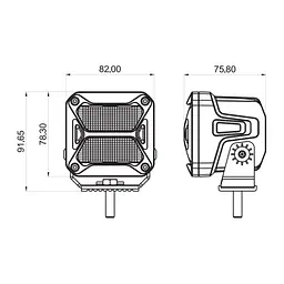 Cвітлодіодна фара WL-G7 mini 20W Premium Driving Decker (НФ-00001519) - мініатюра 4