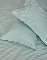 Набір наволочок Moon&Star Satin Stripe Stripe Mint 50х50 см 2 шт - мініатюра 5