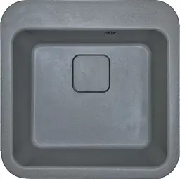 Кухонна мийка Adamant Exist 500x500x190 сірий 419223, Сірий