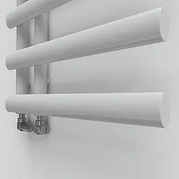 Рушникосушка дизайнерська Ideale Emma 11 10/500 біла, Білий - мініатюра 2