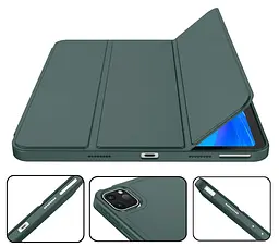 Чохол-книжка CDK для Apple iPad Air 11" M3 2025 екошкіра/силікон Smart Case cлот стилус (011190) green - мініатюра 3