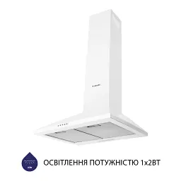 Витяжка купольна Minola HK 5614 WH 1000 LED - мініатюра 3