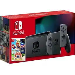 Nintendo Switch Gray (Upgraded version) + Гра Super Mario 3D All-Stars
