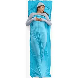 Вкладиш в спальник Sea To Summit Breeze Sleeping Bag Liner Rectangular Blue Atoll - мініатюра 2