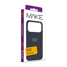 Чохол MAKE Apple iPhone 17 Pro Max Silicone Black