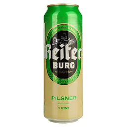 Пиво Reiter Burg Pilsner світле 5% 0.568 л з/б - мініатюра 2
