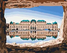 Картина за номерами на підрамнику Brushme Прекрасний вид на Бельведер