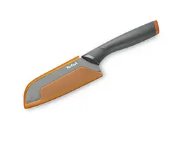 Ніж кухонний Tefal Fresh Kitchen Сантоку 12 см, з чохлом, нержавіюча сталь, пластик, сірий kuh0014556 - мініатюра 5