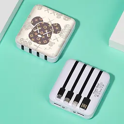 УМБ павербанк Power Bank 10000 mAh LVR 017 Bearbrick №2 (17685) - мініатюра 2