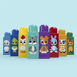 Конструктор Mega Bloks Трактор з тваринками (JKG33) - мініатюра 3