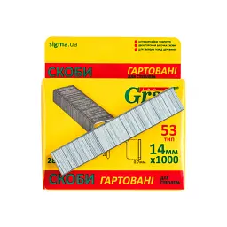 Скоби 14×11.3мм гартовані 1000 шт GRAD (2812245) - мініатюра 5