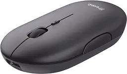 Trust Миша Puck Rechargeable Ultra-Thin BT WL Silent Black - мініатюра 7