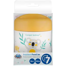Термос для їжі Canpol babies Exotic Animals, жовтий, 300 мл (53/000) - мініатюра 6