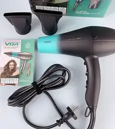 Фен для сушіння та укладання волосся VGR V-463 Professional із двома концентраторами 2200 Вт - мініатюра 7