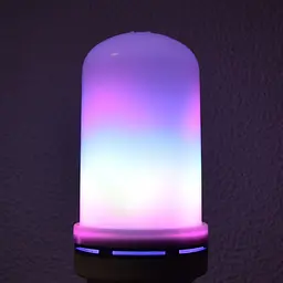 Led-лампа з ефектом полум'я Фіолетова LED FLAME LIGHT Е27 світлодіодна лампа з ефектом полум'я - мініатюра 4