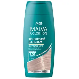 Тонуючий бальзам для волосся Malva Color Ton 9.01 Холодна ваніль 180 мл