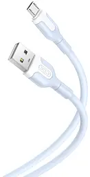 USB Кабель XO NB212 MicroUSB 2.1A 1.0m Синій