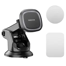 Автотримач Borofone BH97 NT Ice magnetic car holdercenter console чорний - мініатюра 3