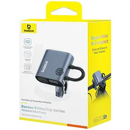 Портативний велосипедний насос Baseus PrimeTrip Series (C11169000121-00) Cosmic Black - мініатюра 6