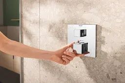 Душева система прихованого монтажу Grohe Grohtherm Cube із Rainshower Mono 310 Cube 34868000, Хром - мініатюра 9
