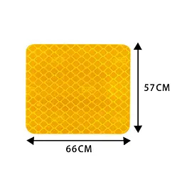 Світловідбивна наклейка на заднє крило для самокату Xiaomi Pro 2 Yellow UKC YT123412 - мініатюра 3