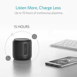Колонка Anker SoundCore Mini Black 5W | 1800 mAh | FM радіо | підтримка micro SD - мініатюра 5