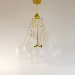 Підвісна люстра Friendlylight Bulb Gold FL5208 - мініатюра 2