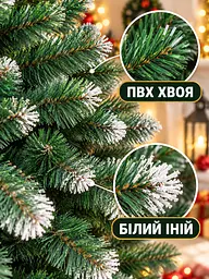 Штучна ялинка YaLINKA SK18 — 180 см, зелена з ефектом снігу - мініатюра 4