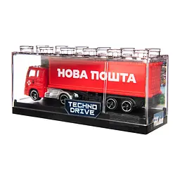 Автомодель колекційна Фура Нова Пошта TechnoDrive 250416CG масштаб 1:64 - мініатюра 10