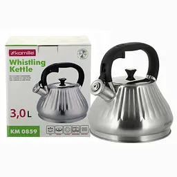Чайник із свистком Kamille KM-0859 3.0 л - мініатюра 9