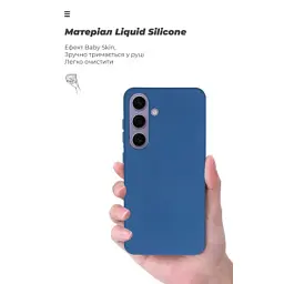 Чохол до мобільного телефона Armorstandart ICON Case Samsung S24 Dark Blue (ARM72489) - мініатюра 7