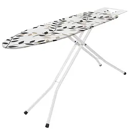 Дошка для прасування Casa Si Superstandard Basic 120x38 White/Black Leaves (CS95150E166) - мініатюра 2