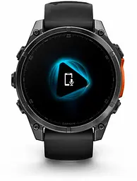 Смарт-годинник Garmin Fenix ​​8 47mm AMOLED Slate Gray with Black Silicone Band (010-02904-00) - мініатюра 7
