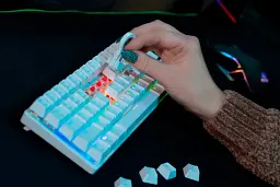 Клавіатура MAD DOG Gateron GK850W White [124819] - мініатюра 9