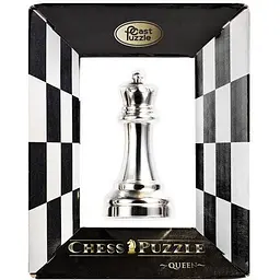 Головоломка Cast Puzzle Cast Chess Quenn silver Шахова Королева 473685 - мініатюра 2