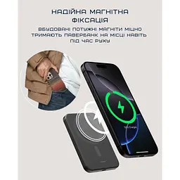 Зовнішній акумулятор Pitaka Aramid Fiber Magnetic 5000mAh 20W Sunset (PBQ2402) [161459] - мініатюра 8
