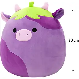 М'яка іграшка Squishmallows Корівка-Баклажан Фредерік 30 см (SQCR07969) - мініатюра 7