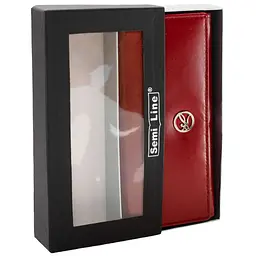 Гаманець жіночий шкіряний Semi Line RFID Red (P8273-2) - мініатюра 3
