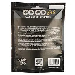 Чипси кокосові Coco Deli Mango 30 г - мініатюра 2