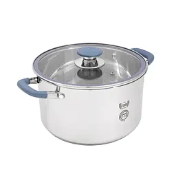 Каструля з кришкою Krauff MasterChef 26-238-088 24 см 6.1 л срібляста