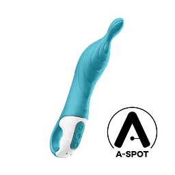 Вібратор Satisfyer – A-Mazing 2 Інноваційний для точки А, 21.7х3.8 см бірюзовий - мініатюра 5