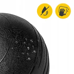 Слембол (медичний м'яч) для кросфіту 4FIZJO Slam Ball 15 кг Black (P-5907739315458) - мініатюра 5