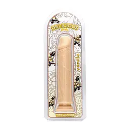 Фалоімітатор з ароматом ванілі - Toyz4lovers Delicious Dildo Vanilla, 20 см - мініатюра 1