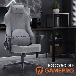 Ігрове крісло GamePro Size L Fabric Dark Grey (FGC750DG) - мініатюра 11