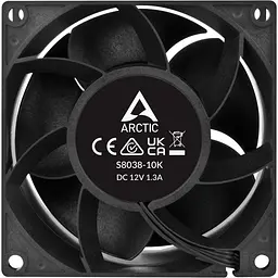 Корпусний вентилятор Arctic S8038-10K Black (ACFAN00279A) [175981] - мініатюра 3