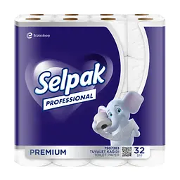 Туалетний папір Selpak Professional Premium 3 шари 32 рулони (8690530071094)